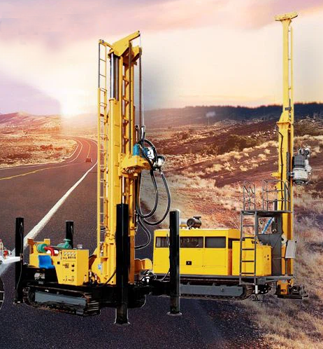 عملیات انتقال دستگاه حفاری بر گمانه زهکش شماره 35 در سد مخزنی جره رامهرمز