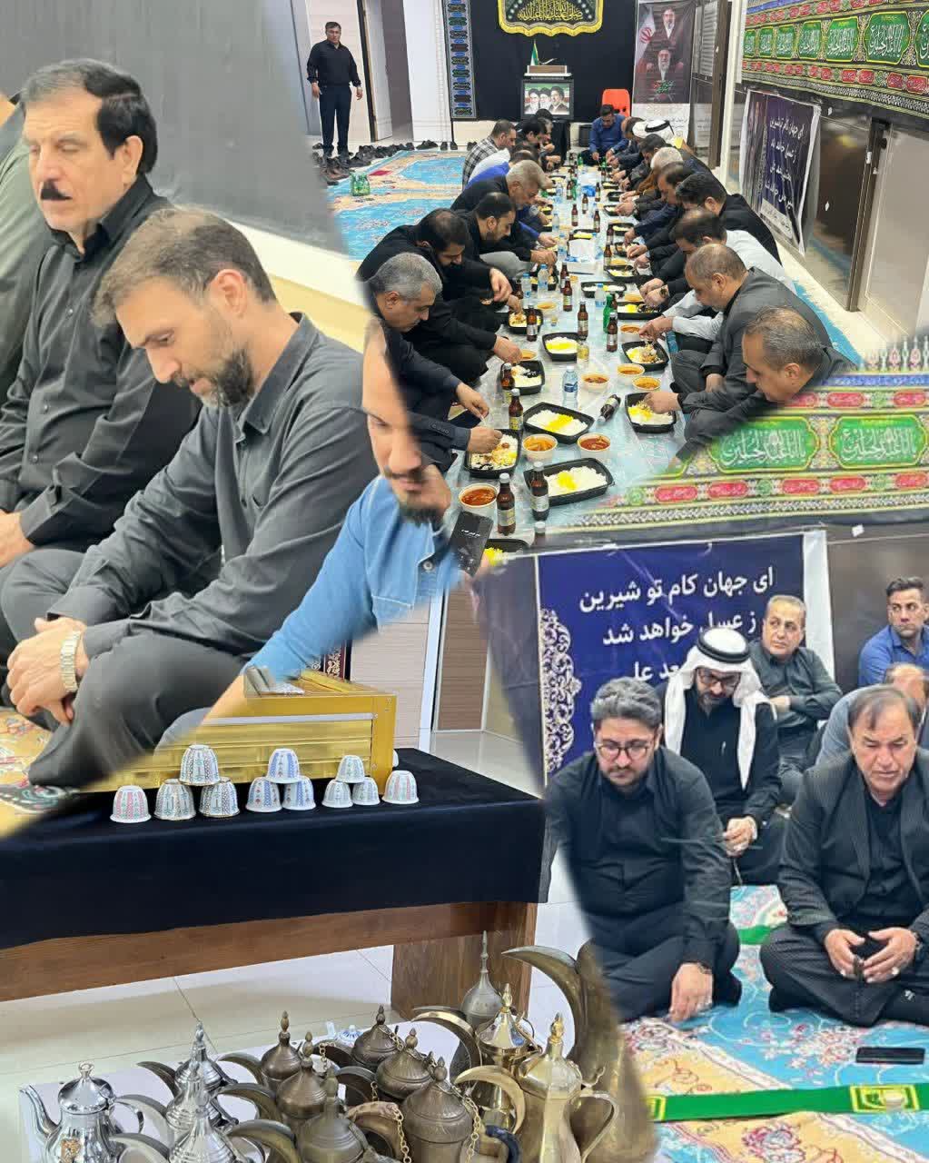 برگزاری مراسم عزاداری حسینی در محل شرکت مهندسین مشاور کاوش تراز نیرو ، همچنین پخت و پز و توزیع غذای نذری به پرسنل شرکت ، مدعوین و عزاداران حسینی