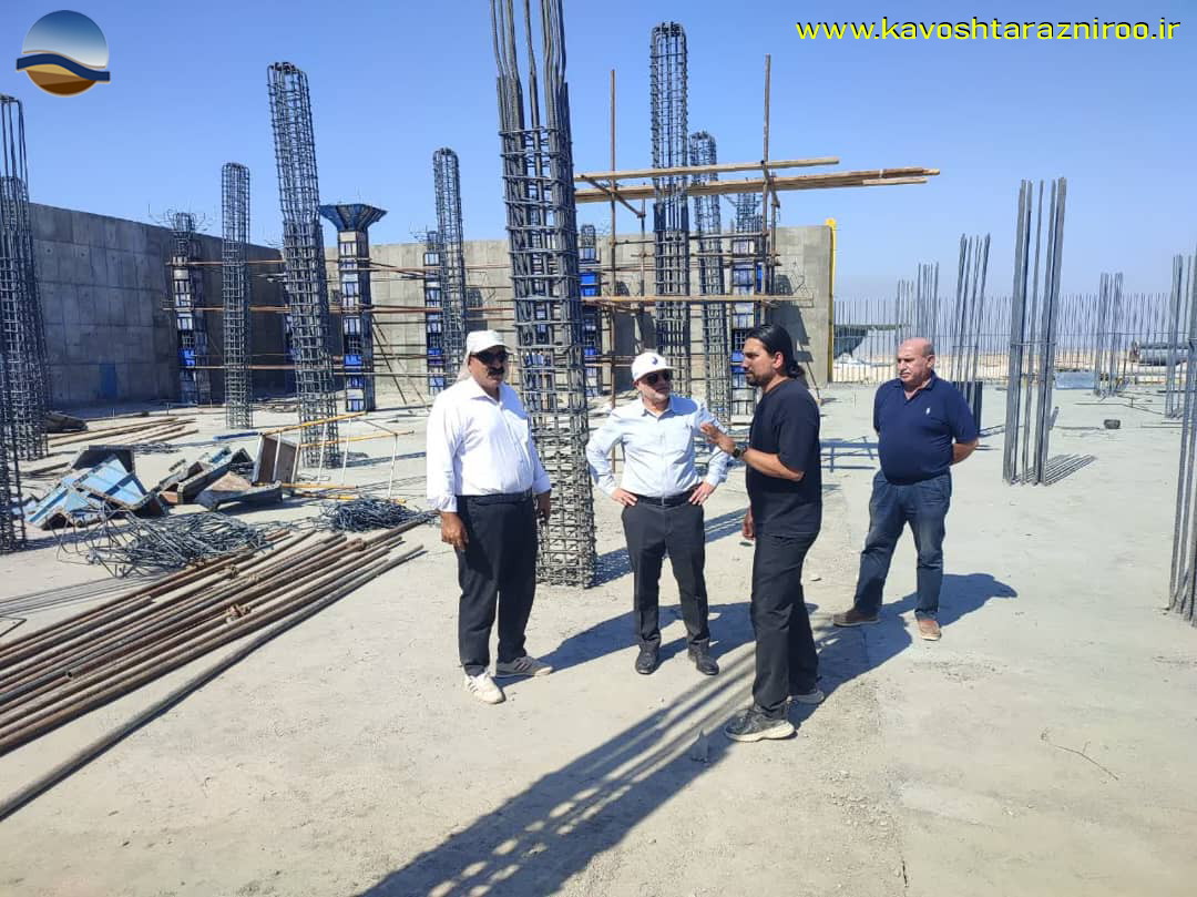 بازدید از پروژه مخزن ۱۰,۰۰۰ مترمکعبی آب شرب شوشتر