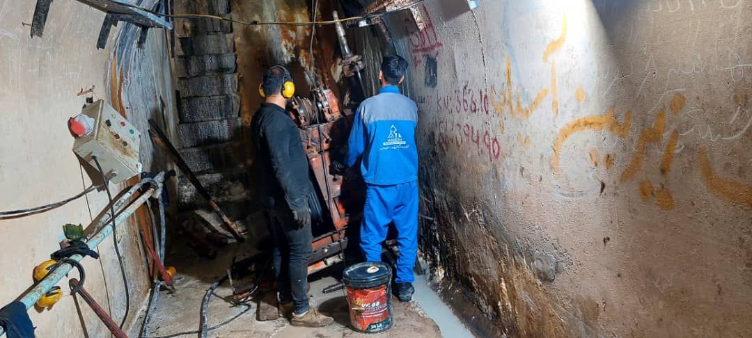 حفاری زهکش شماره 36 در سد مخزنی جره رامهرمز